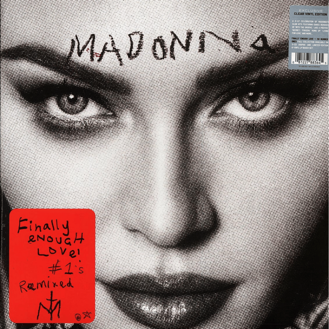 madonna – finally enough love (clear vinyl edition) madonna – finally enough love (clear vinyl edition)