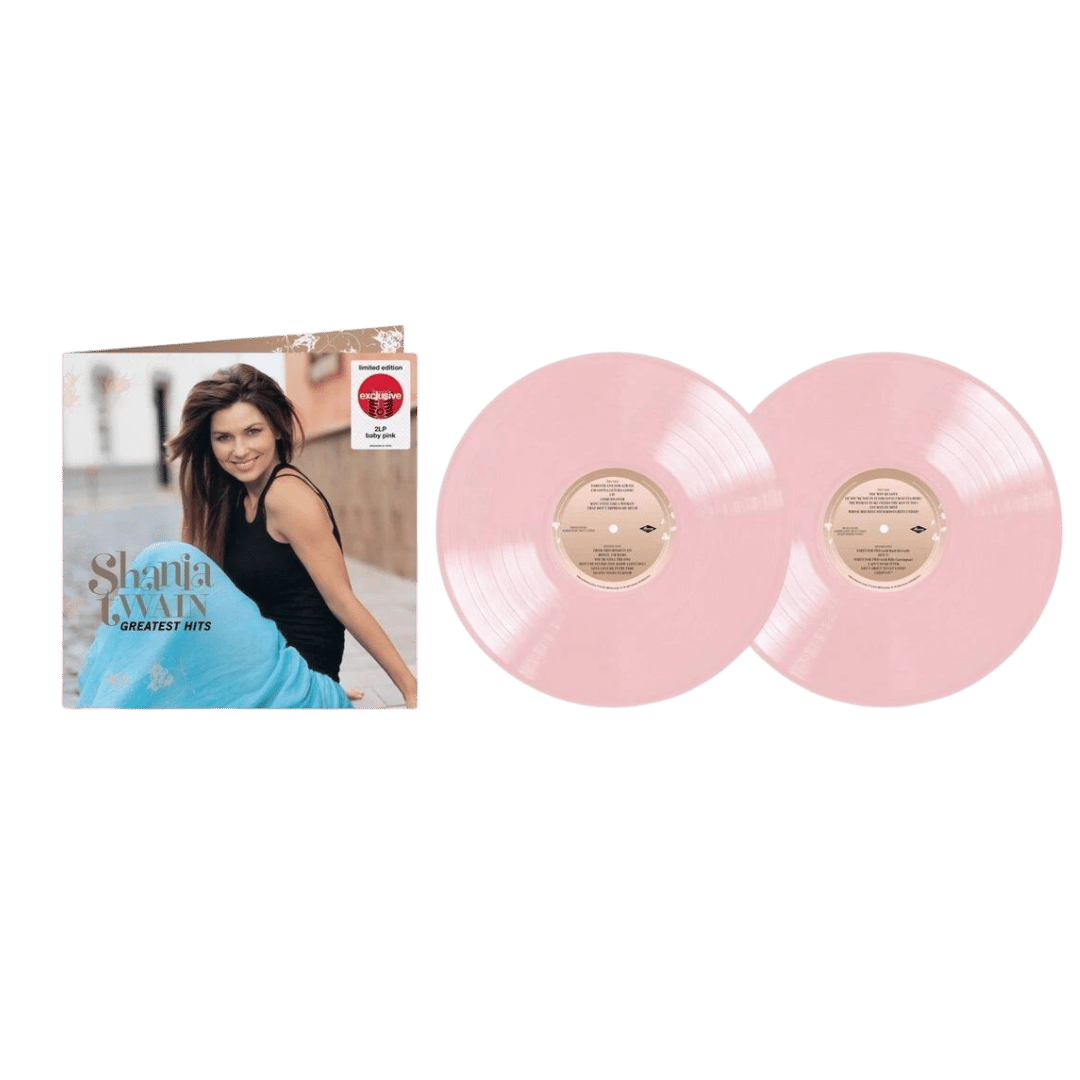 shania twain – greatest hits (target exclusive pink vinyl) shania twain – greatest hits (target exclusive pink vinyl)